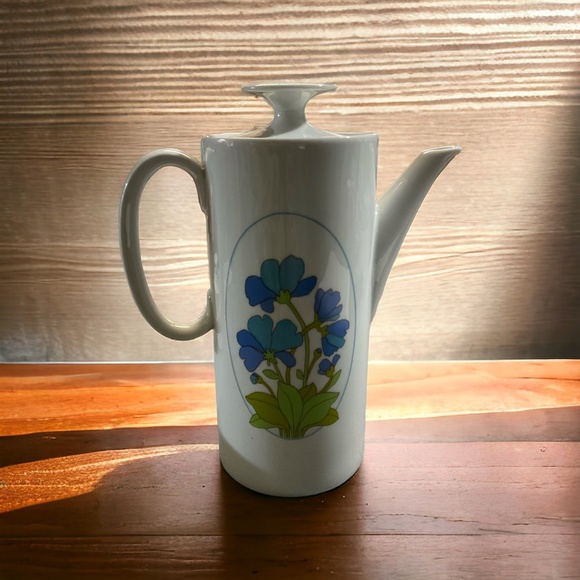 Vintage Mid Century Modern Thomas Germany China Teapot with Sugar and Creamer - Picture 2 of 11